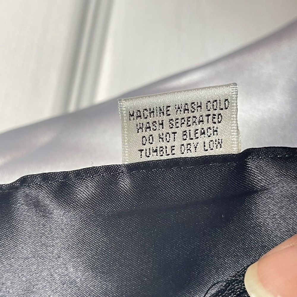 Reversible Scarf Fringe Gray And Black 38 x 12 Polyester - Picture 8 of 9